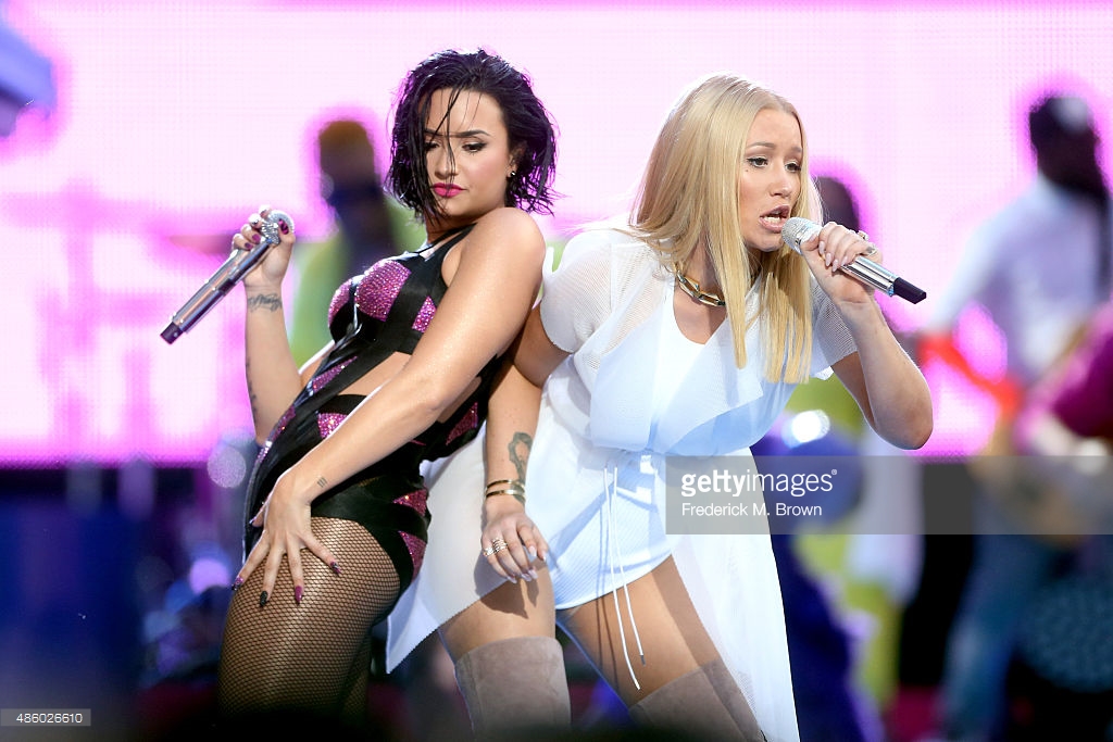 performs on the Pepsi Stage, during the 2015 MTV Video Music Awards, at The Orpheum Theatre on August 30, 2015 in Los Angeles, California.