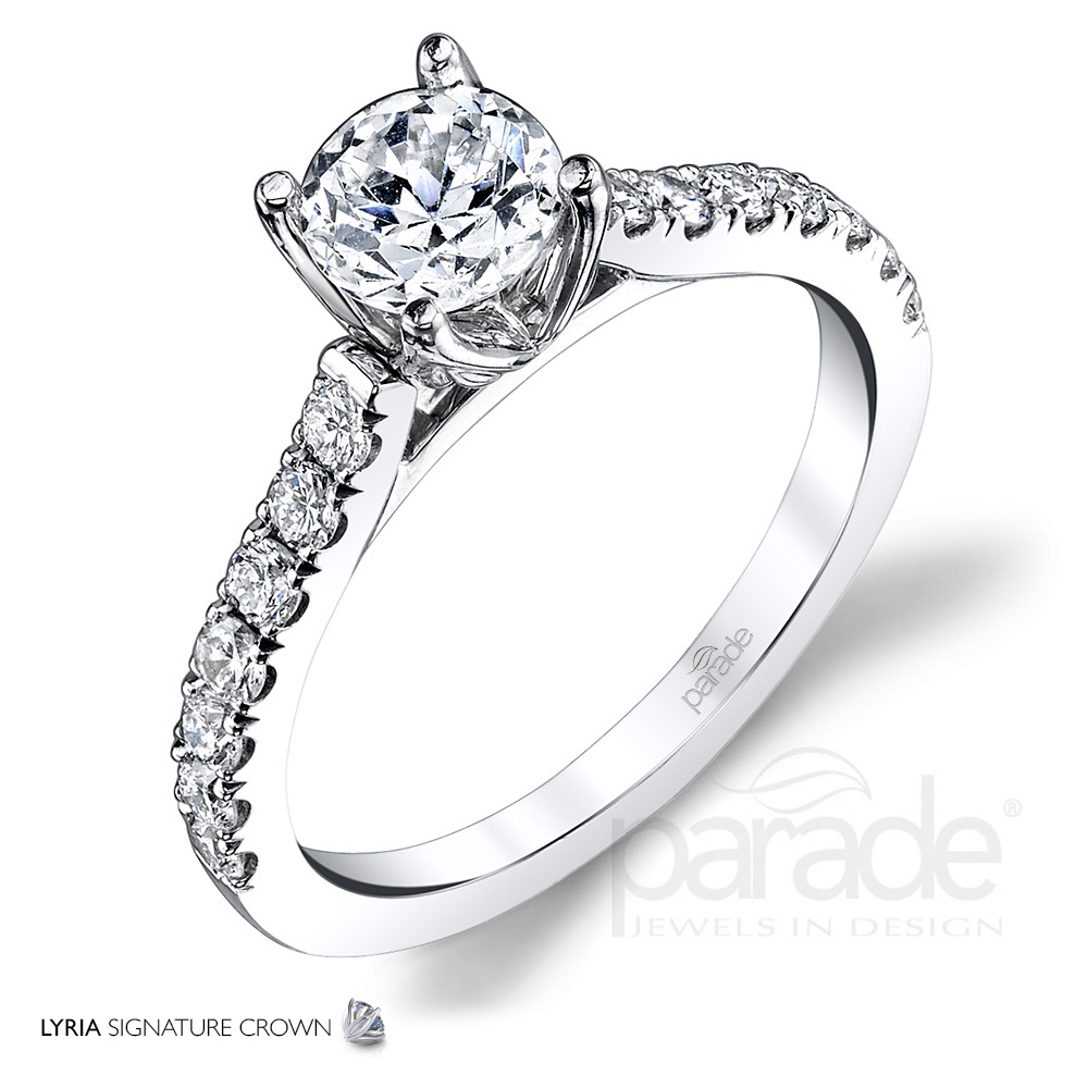 New Classic Bridal R3667: Hemera Bridal R3657: http://paradedesign.com/jewelry/hemera-bridal/hemera-bridal-r3657-2/